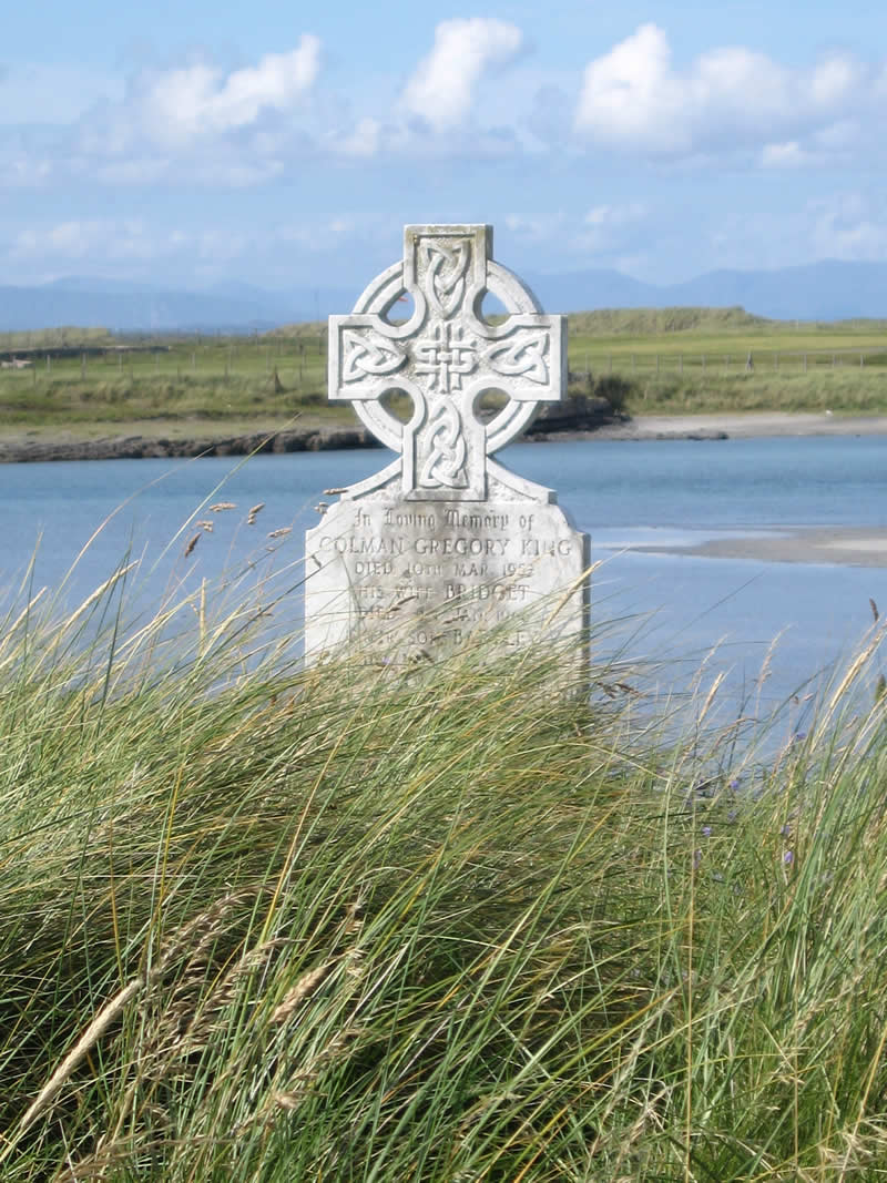 Keltisches Kreuz auf dem Friedhof Inishmore