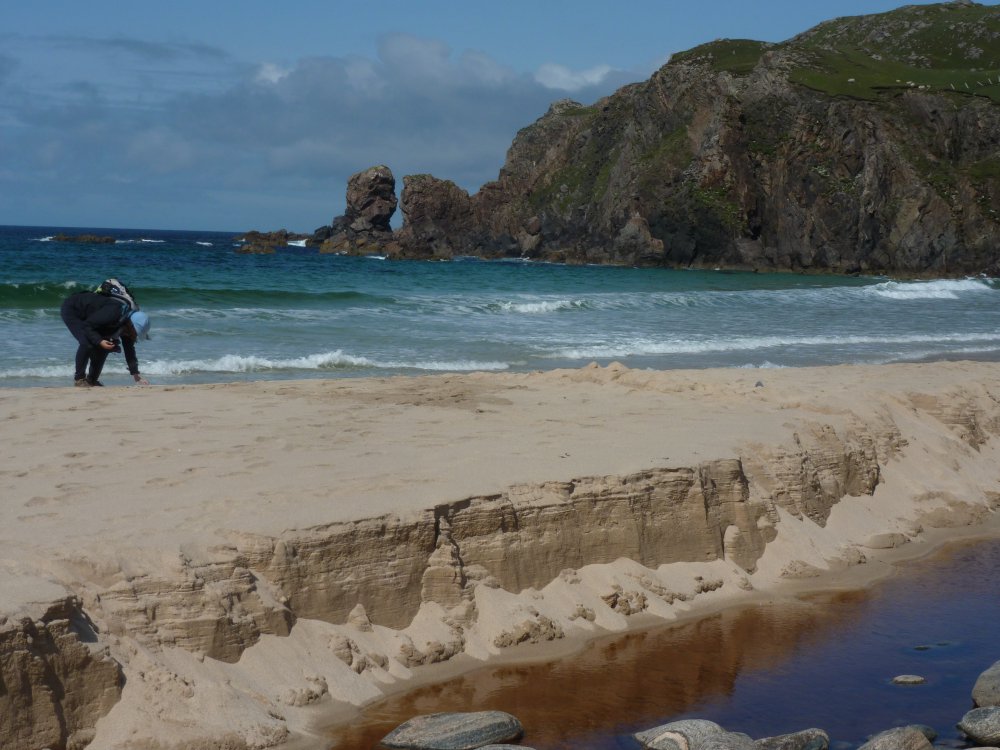 Strand auf Lewis, Schottland