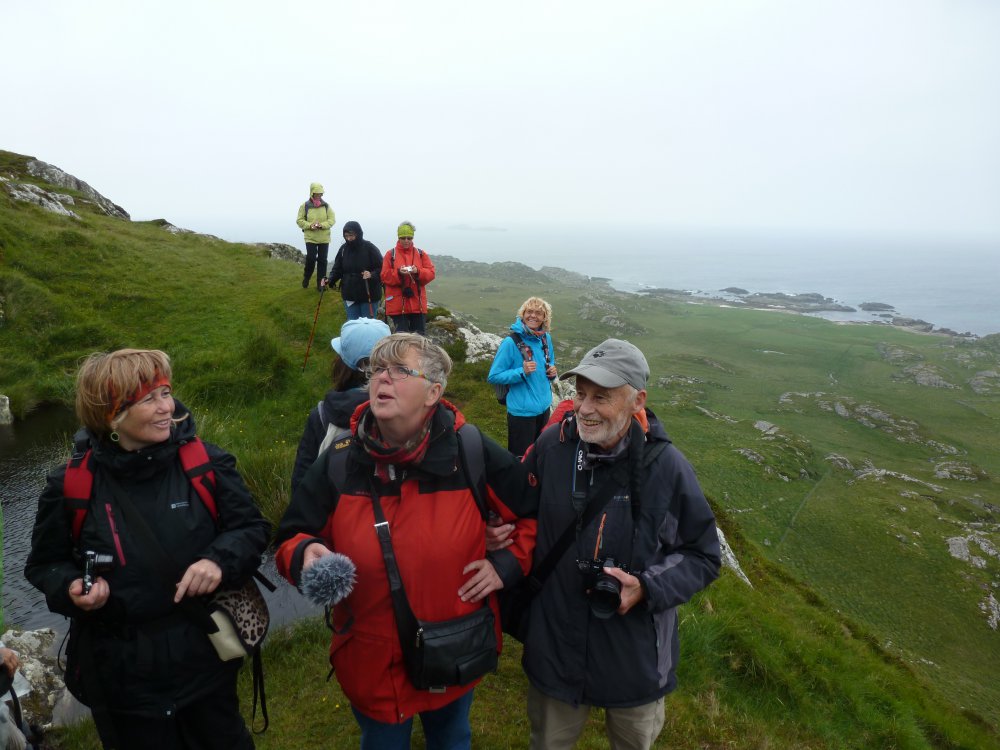 Wandern auf Iona, Schottland