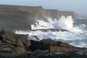 Cliffs Inish Mor waves